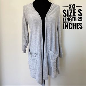 ✨ middle length and roll up sleeve cardigan